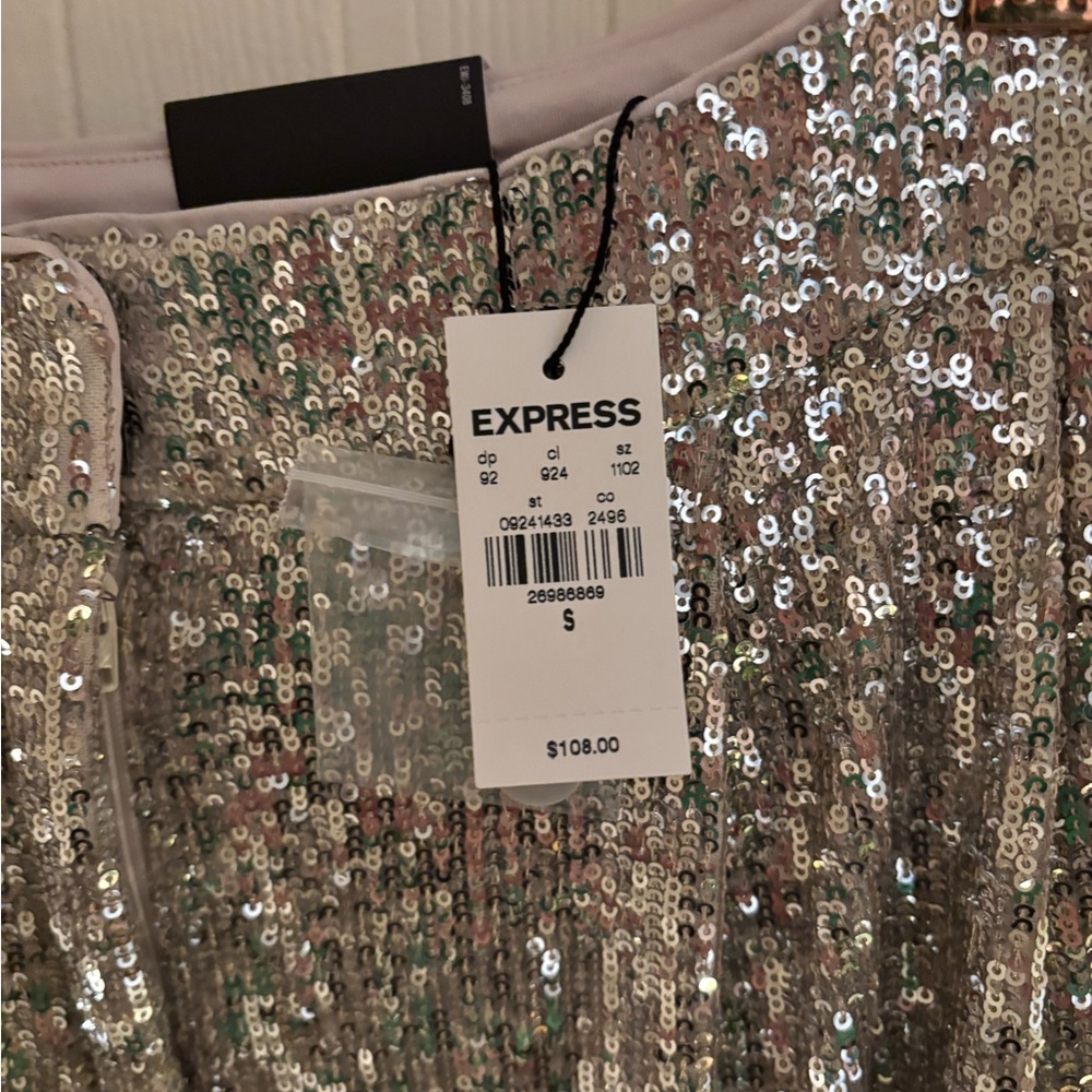 NWT Express Sequin Pants - Picture 2 of 6